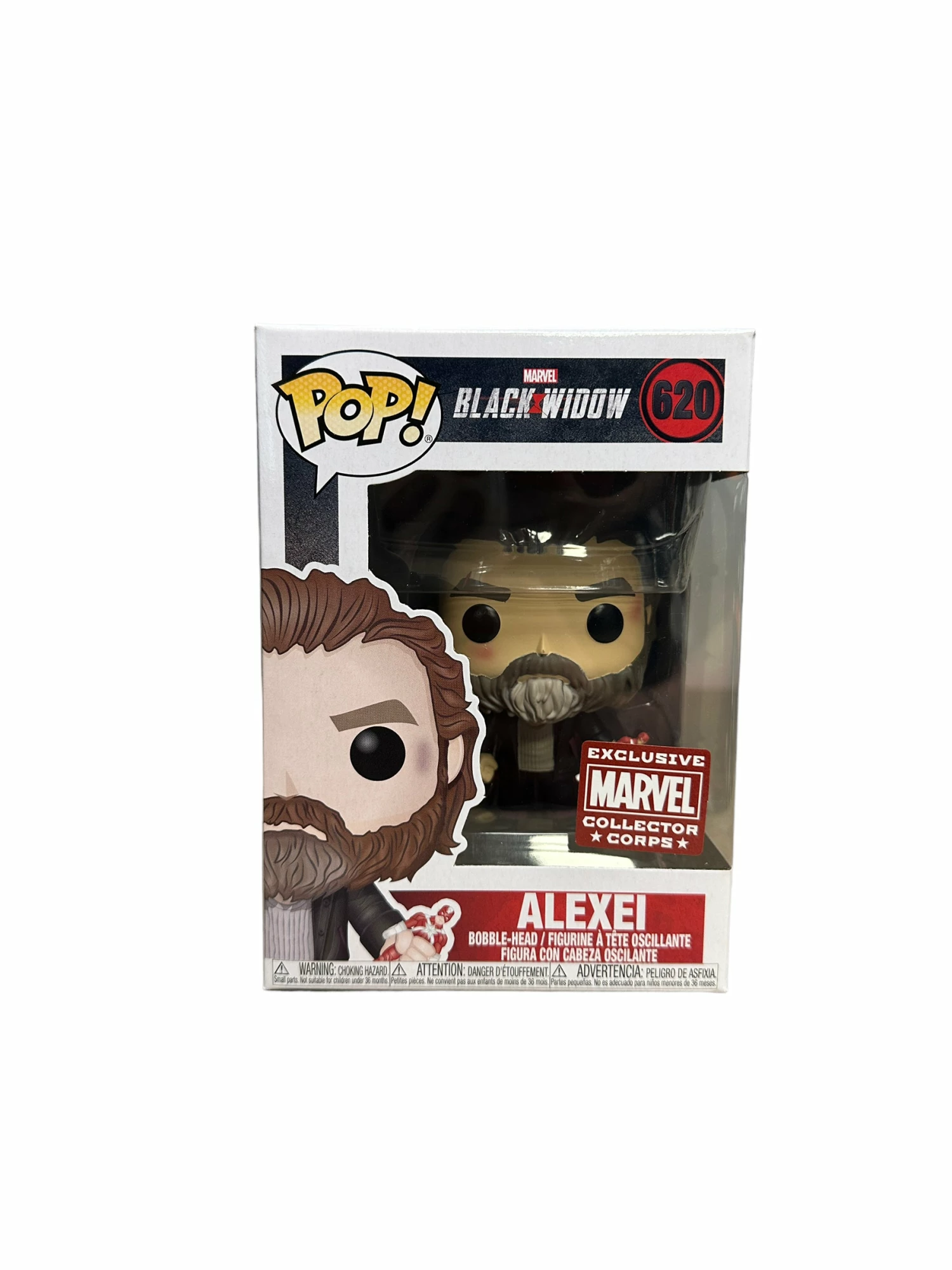 Alexei #620 Funko Pop! - Black Widow - Marvel Collector Corps Exclusive - Condition 9/10 - Image 2