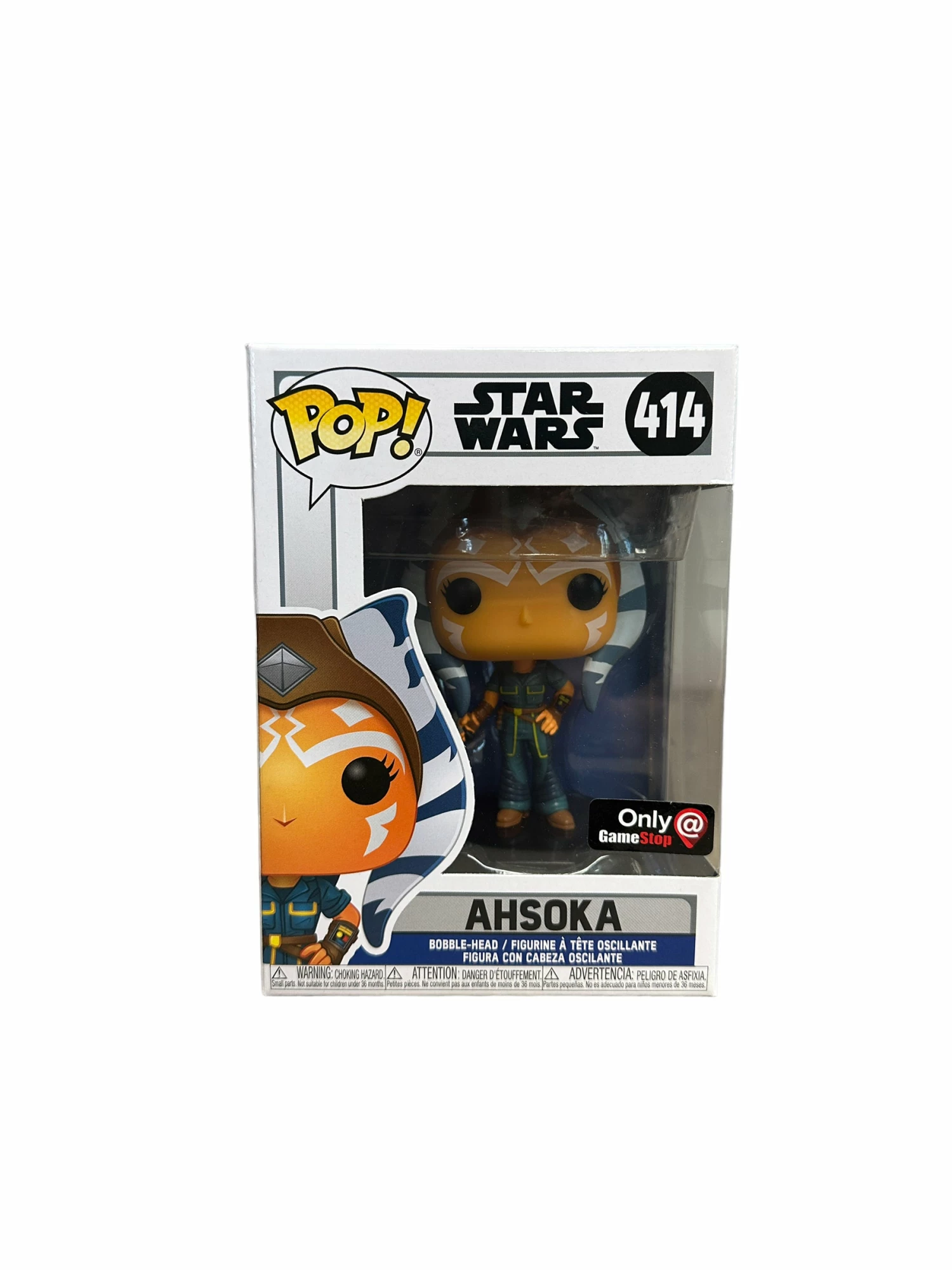 Ahsoka #414 (Jumpsuit) Funko Pop! - Star Wars The Clone Wars - GameStop Exclusive - Condition 8.75/10 - Image 2