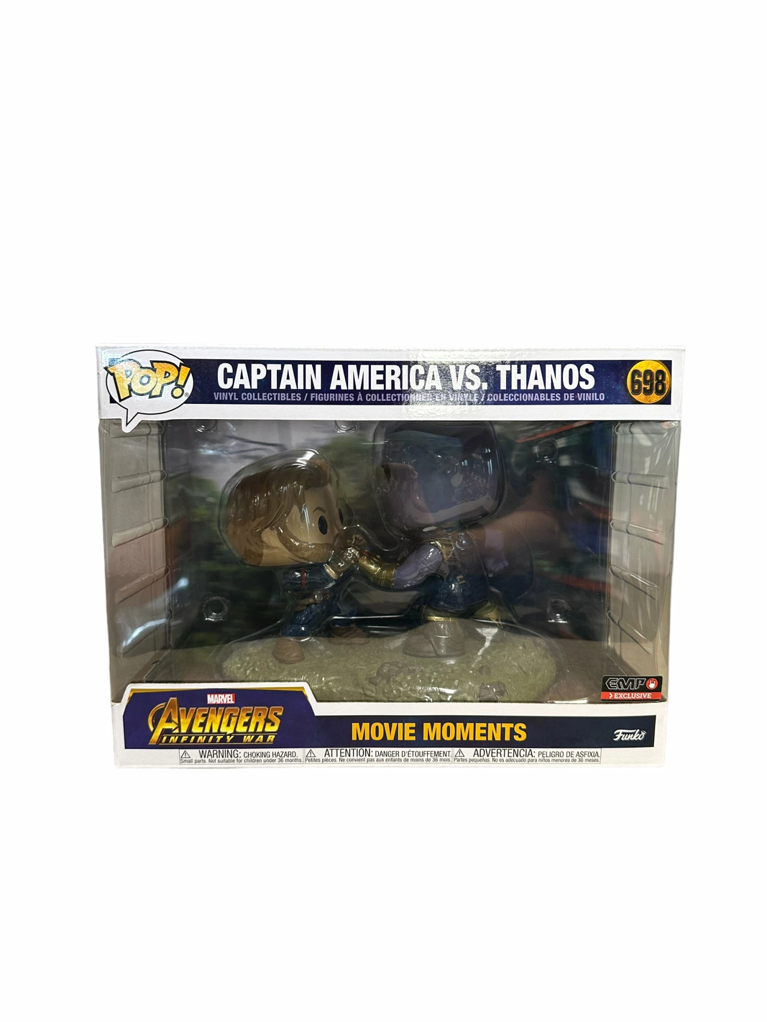 Captain America Vs. Thanos #698 Funko Pop Movie Moment! - Avengers Infinity War - EMP Exclusive - Condition 8.75/10 - Image 2