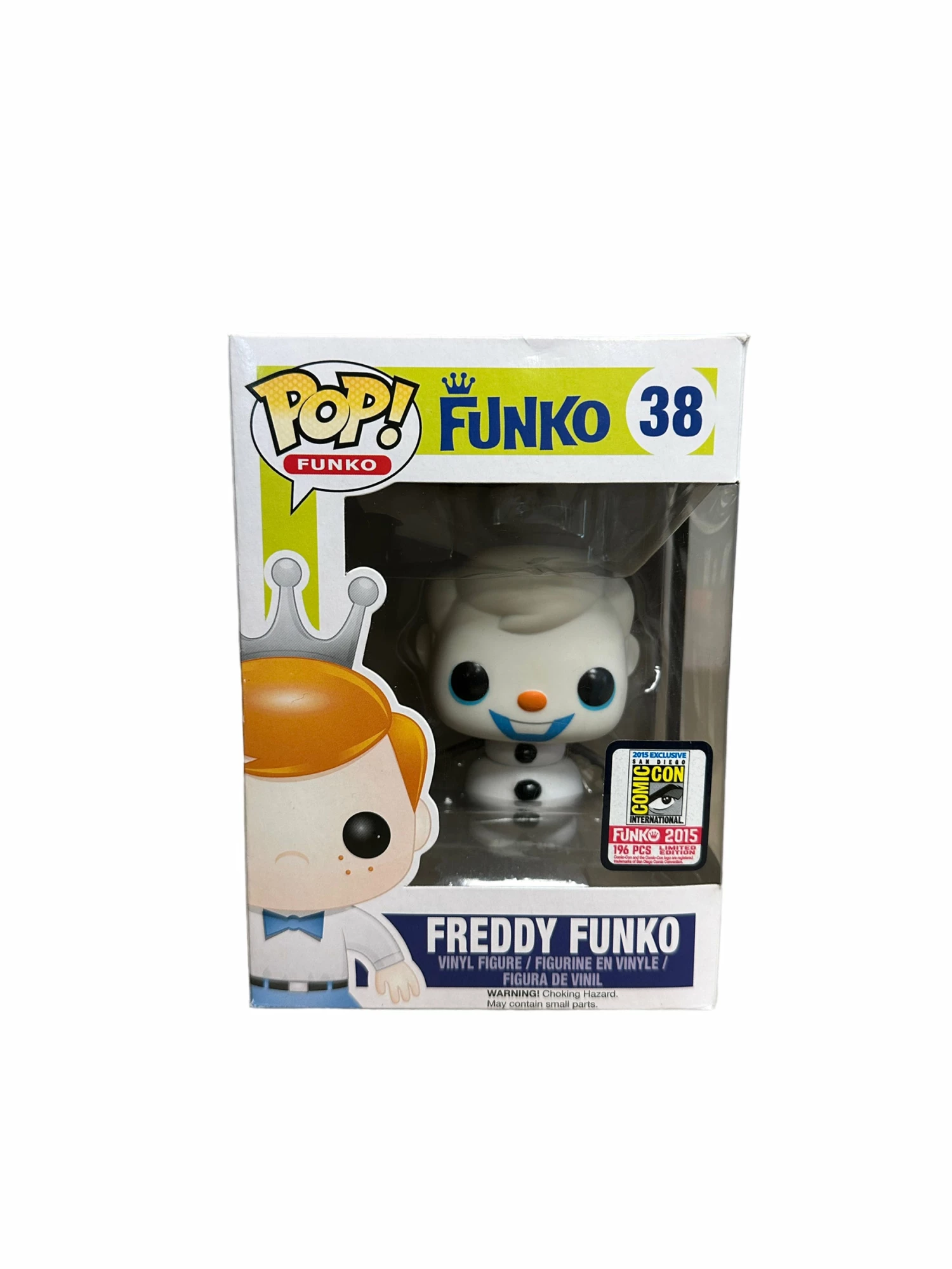 Freddy Funko As Olaf #38 Funko Pop! - SDCC 2015 Exclusive LE196 Pcs - Condition 7/10 - Image 2