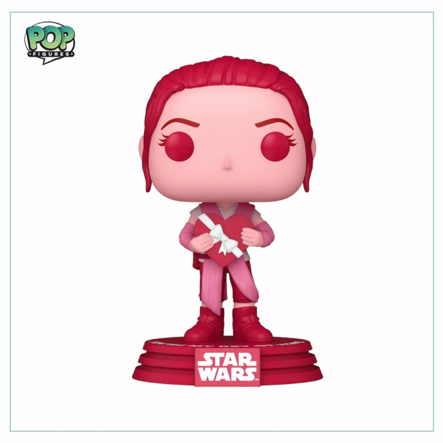 Rey #588 Funko Pop! - Valentines - Star Wars - Image 2