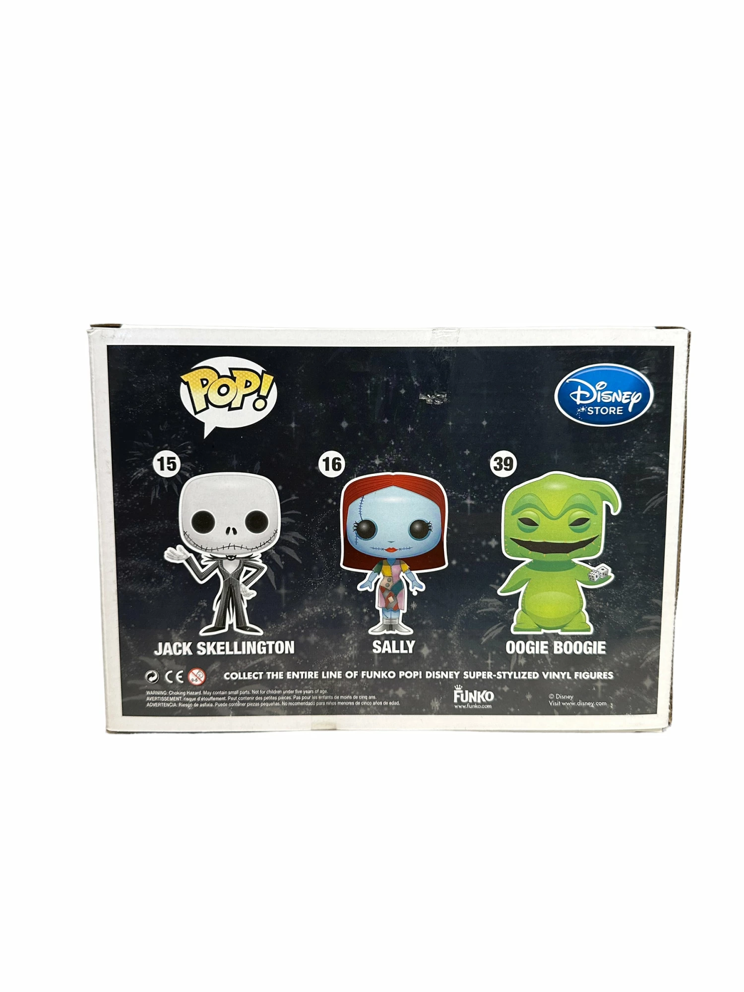 Jack, Sally, & Oogie (Metallic) 3 Pack Funko Pop! - Disney - D23 Expo 2013 Exclusive LE500 Pcs - Condition 9/10 - Image 4