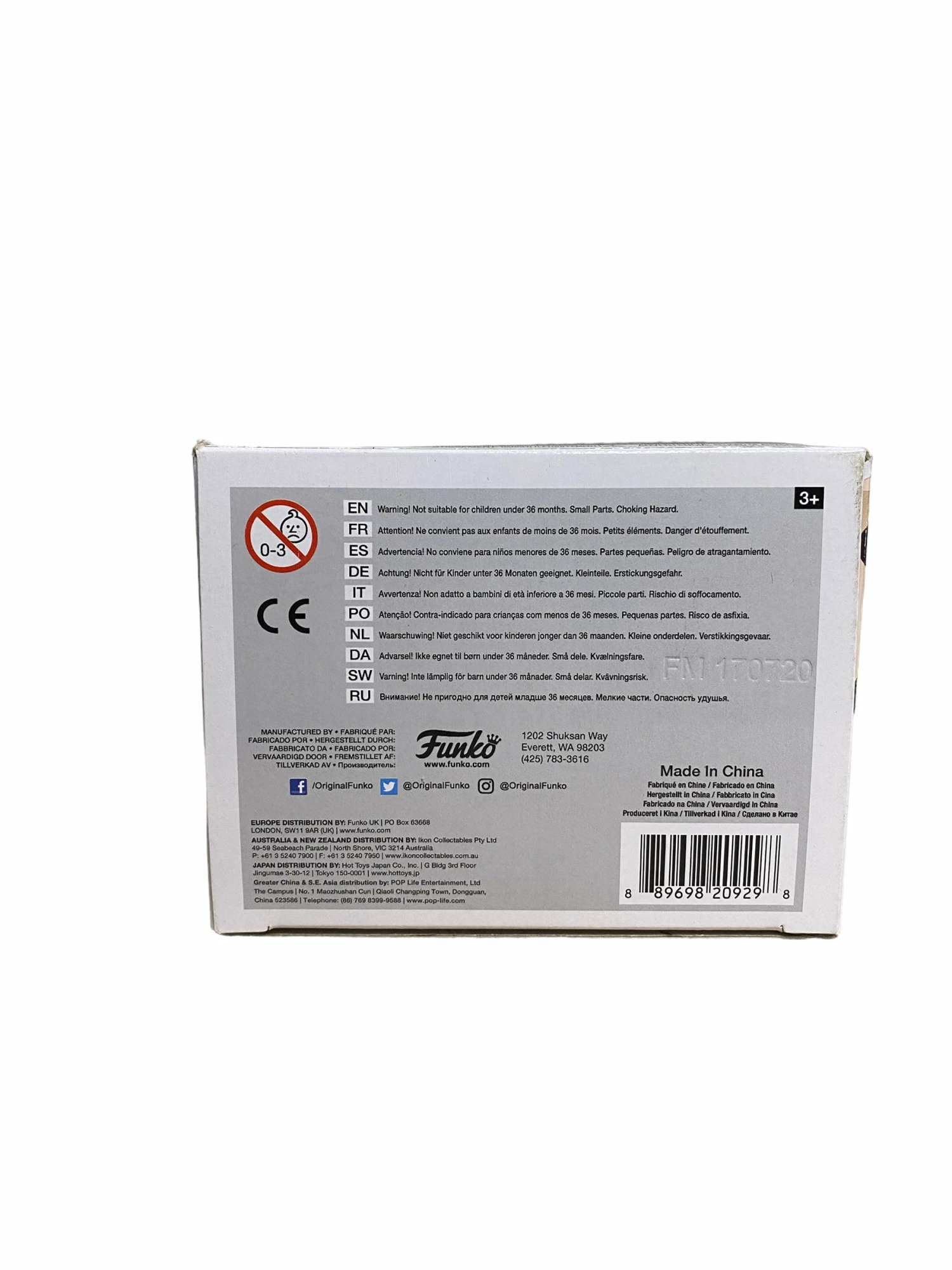 Eleven (With Electrodes) #523 Funko Pop! - Stranger Things - NYCC 2017 Shared Exclusive - Condition 8.25/10 - Image 6