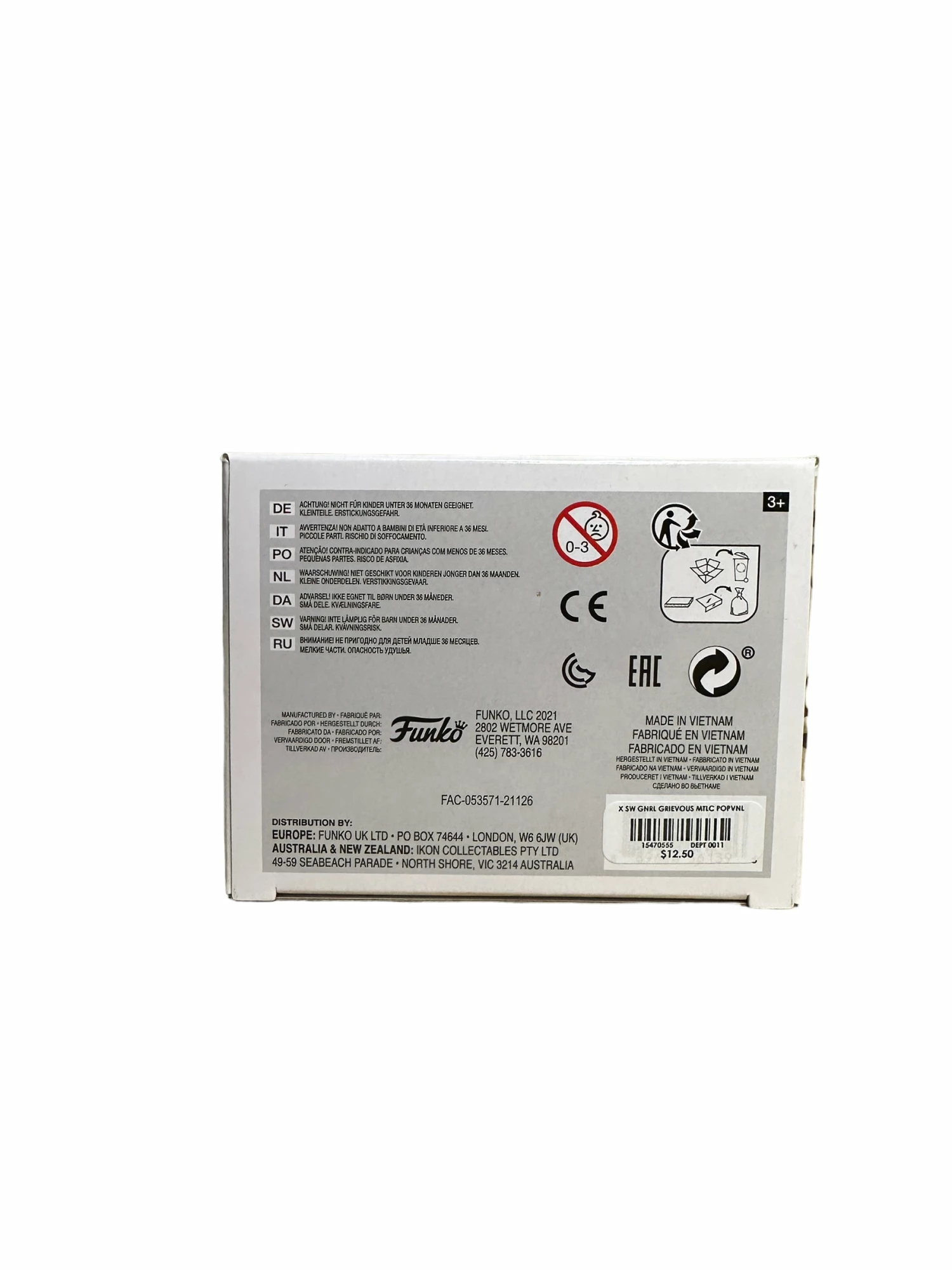 General Grievous #449 (w/ Four Lightsabers) Funko Pop! - Star Wars - Hot Topic Exclusive - Condition 8.75/10 - Image 6