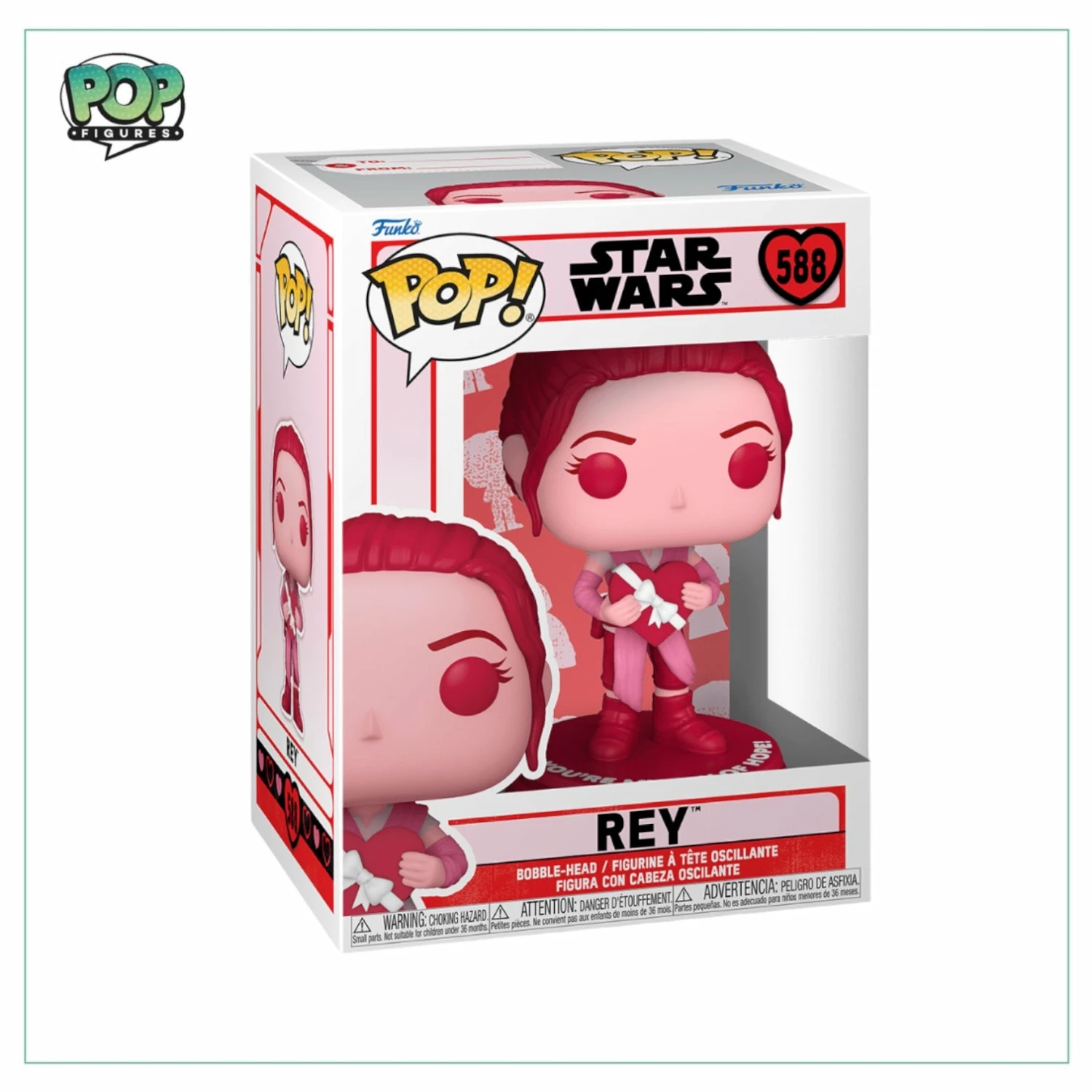 Rey #588 Funko Pop! - Valentines - Star Wars