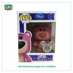 Lotso #13 (Flocked) Funko Pop! - Disney Series 2 - D23 2011 Exclusive LE480 Pcs - Condition 7/10