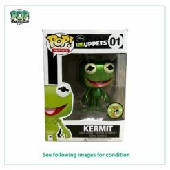 Kermit #01 (Metallic) Funko Pop! - The Muppets - SDCC 2013 Exclusive LE480 Pcs - Condition 8/10