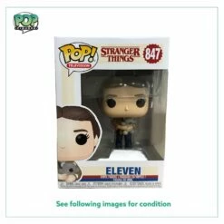 Eleven #847 (w/Teddy Bear) Funko Pop! - Stranger Things - 2019 Pop! - Condition 8.5/10
