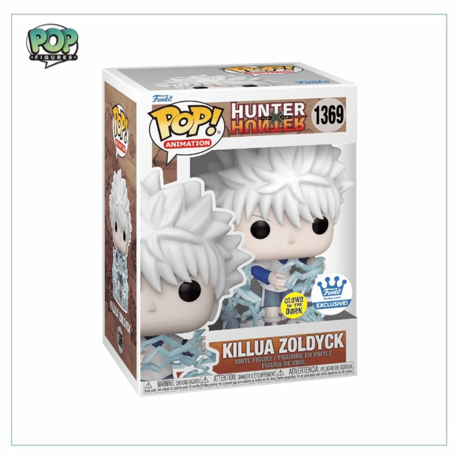 Killua Zoldyck #1369 (Glows In The Dark) Funko Pop! - Hunter X Hunter - Funko Shop Exclusive