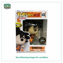 Goku With Wings #1430 (Glow Chase) Funko Pop! - Dragon Ball Z - Condition 8.5/10
