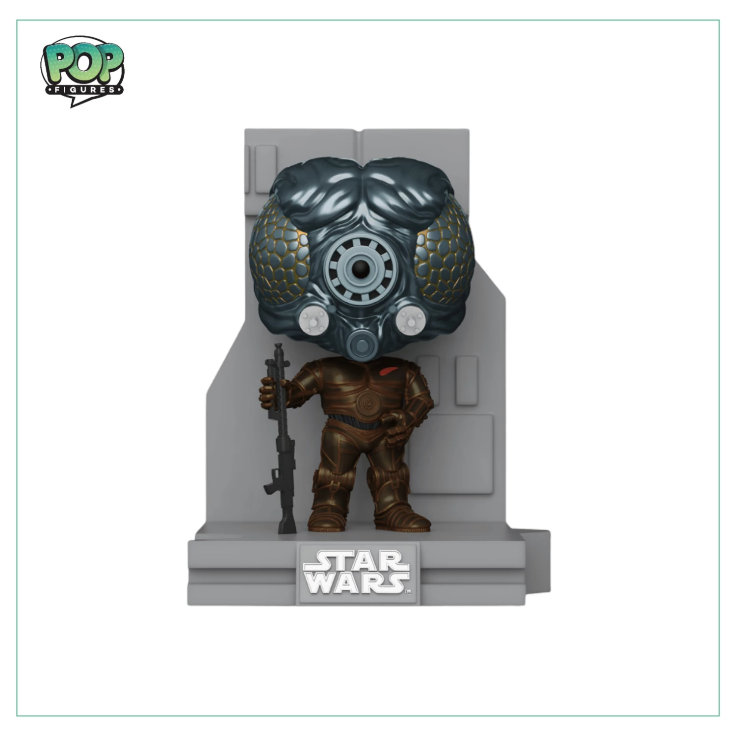 Bounty Hunters Collection: 4-Lom #439 Deluxe Funko Pop! Star Wars - Gamestop Exclusive - Image 2