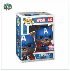 Capwolf #882 Funko Pop! Marvel - 2021 Virtual Funkon (Shared Sticker)