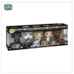 Darth Vader / Stormtrooper / Luke Skywalker / Princess Leia / Chewbacca - Deluxe Funko 5 Pack! - Star Wars -Funko Galactic Convention 2022 Exclusive - Condition 9/10