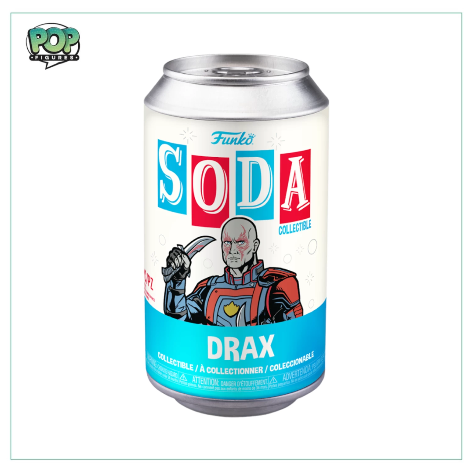 Drax Funko Soda Vinyl Figure! - Guardians Of The Galaxy Vol. 3 - Chance Of Chase - Funko Fair