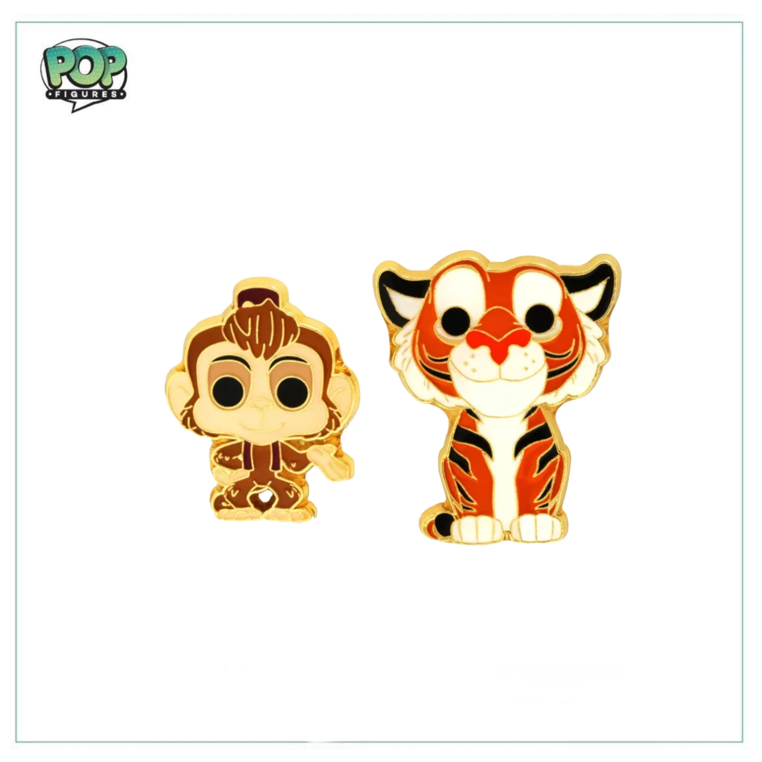 Abu & Raja Disney Enamel Pin Set! Aladdin - Box Lunch Exclusive - Image 2