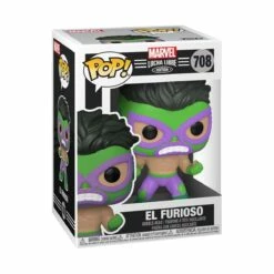 El Furioso (Hulk) #708 Funko Pop! Marvel, Lucha Libre
